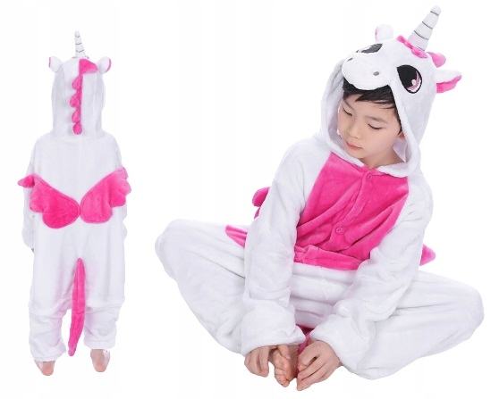 

Piżama Dla Dzieci Jednorożec Unicorn Onesie 100