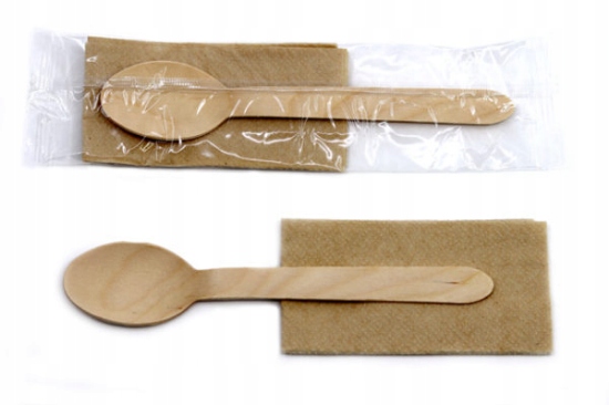 

Łyżki drewniane pojedyńczo pakowane (16cm)
