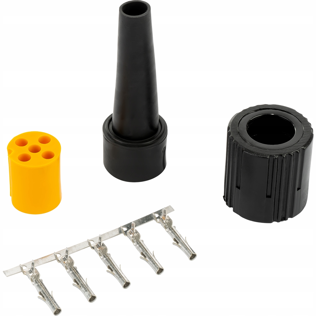 Konektor MANTES do lamp tylnych przyczepy 5-PIN bajonet 12V żółty lewy