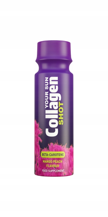 Soleo Shot suplement diety napój z kolagenem do opalania solarium i słońce