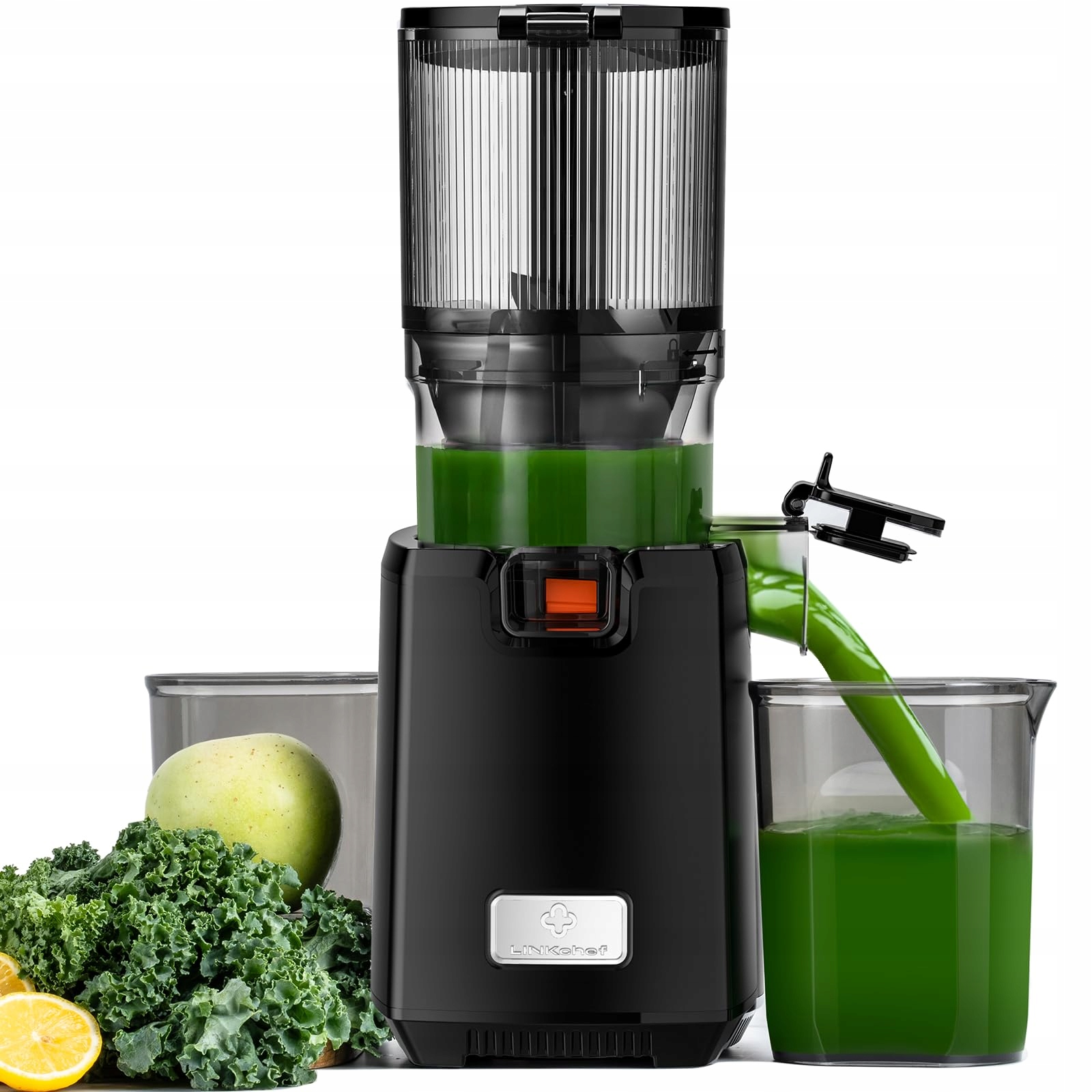 LINKCHEF Wolnoobrotowa Wyciskarka Do Soków 250W BPA Free