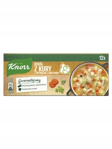 Levně 8 x Knorr Vývar ze slepice s petrželkou a libečkem 12x10 g