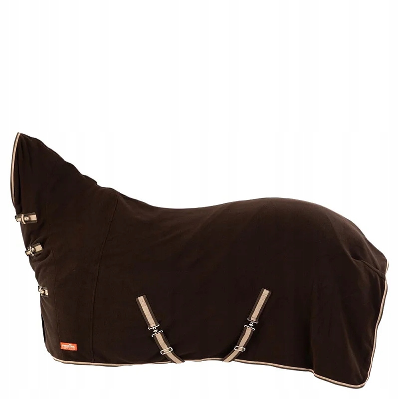 Deka pro koně Premiere Fleece 25AW s kapucí hnědá 205 (155)