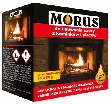 

Proszek do usuwania sadzy z kominków i pieców 50g