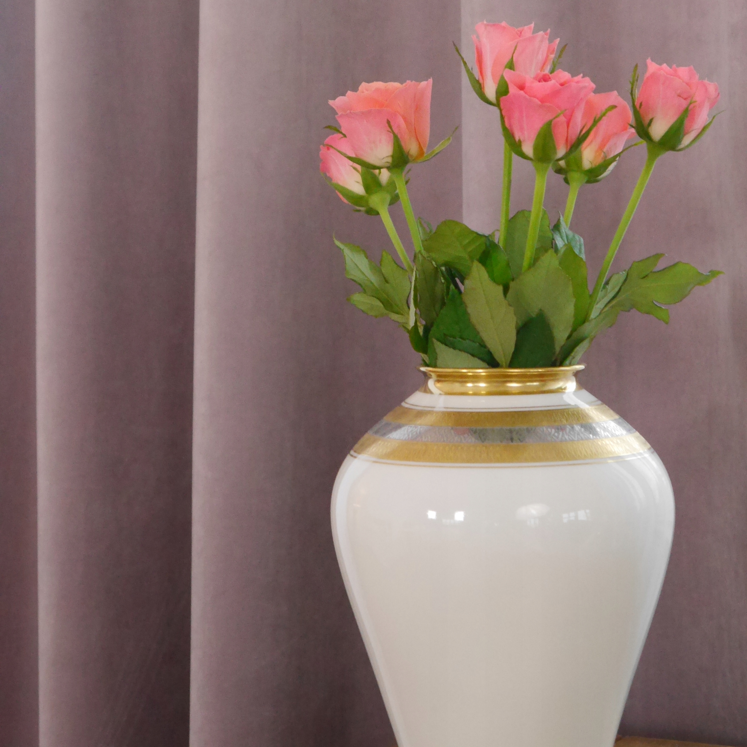 ZASŁONA Z TAŚMĄ MARSZCZĄCĄ WELUR 140X170 RÓŻOWA Styl Glamour