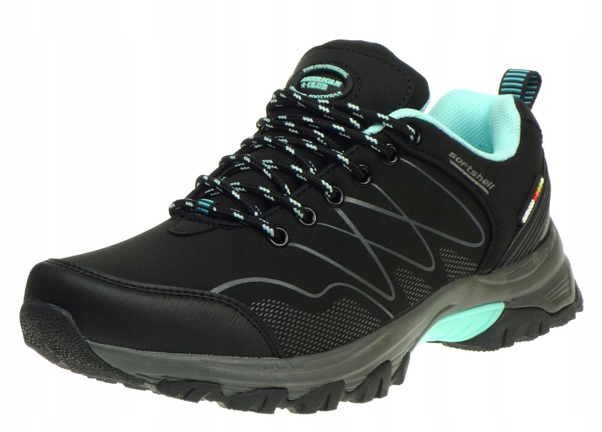 Buty Damskie Trekkingowe AMERICAN CLUB SoftShell OUTDOOR Sportowe 36 Model WT129