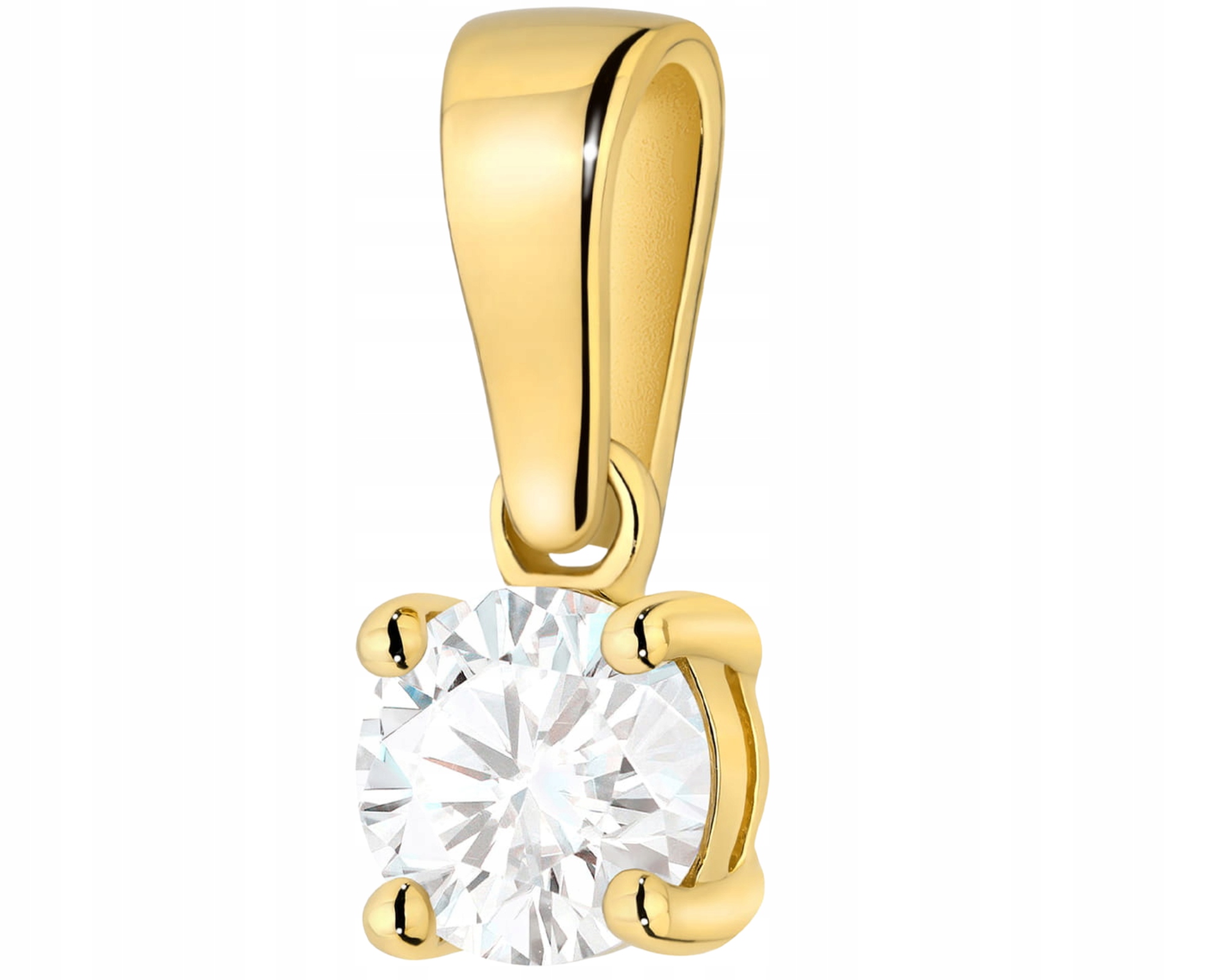 Přívěsek S Diamantem Zlatý 585 Trendy Šperky Luxusní Dárek Pro Ženy