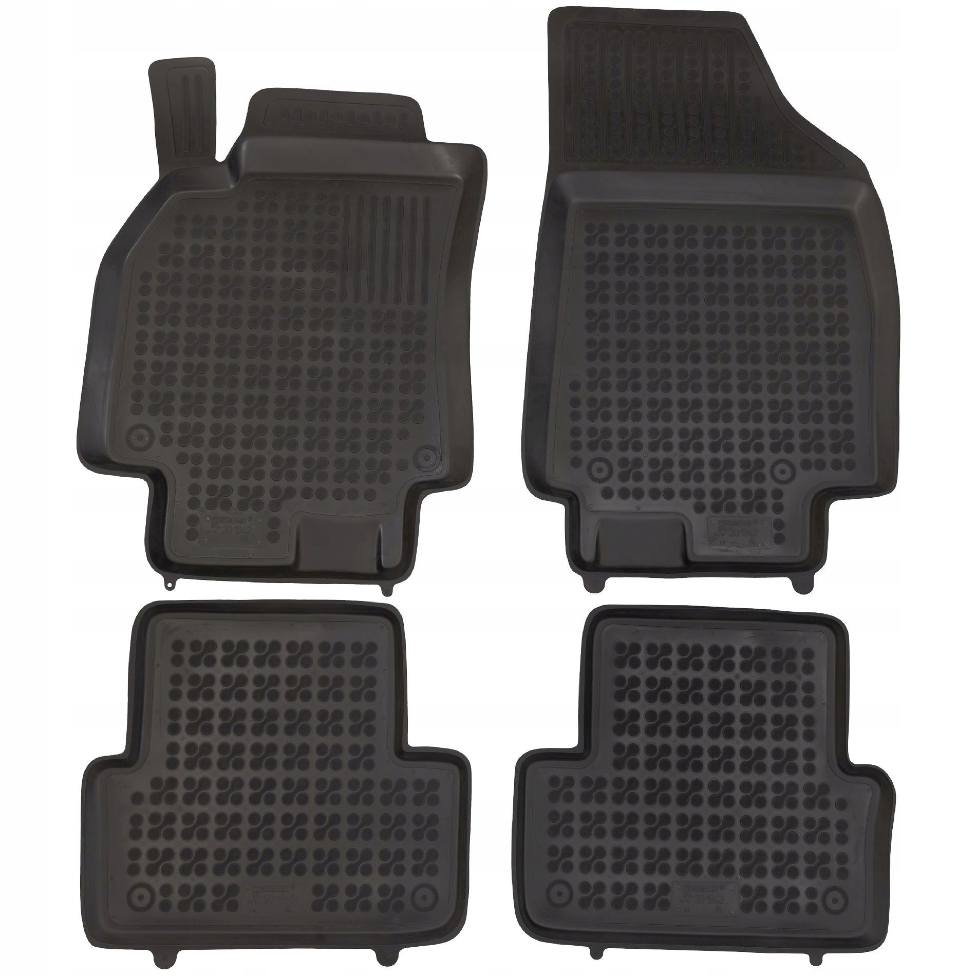 Čierne koberčeky pre Renault Fluence 2012 2016