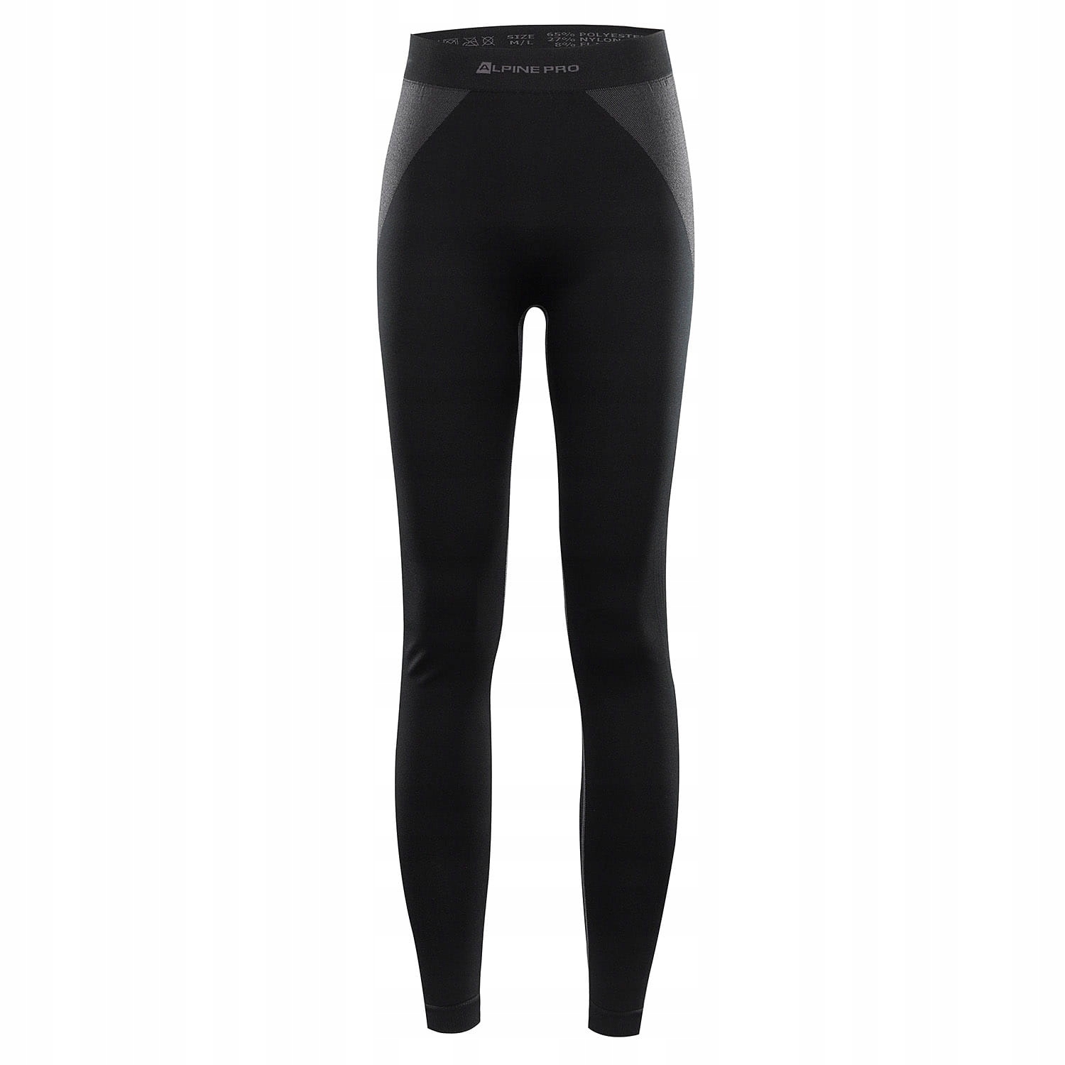 Alpine Pro Spodnie termoaktywne damskie Lenta czarne M-L