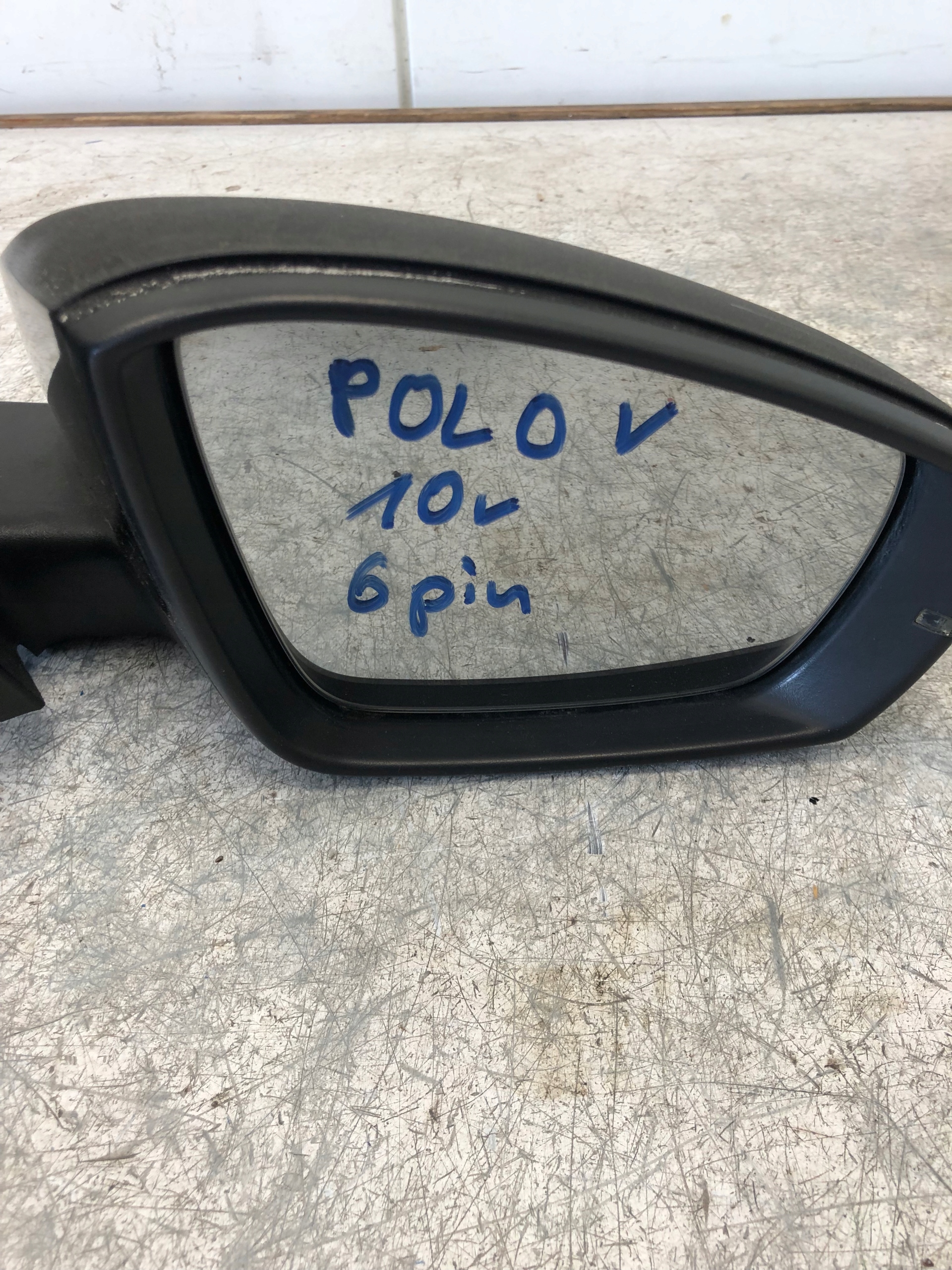 mirror right 6 PIN VW POLO V LC9X