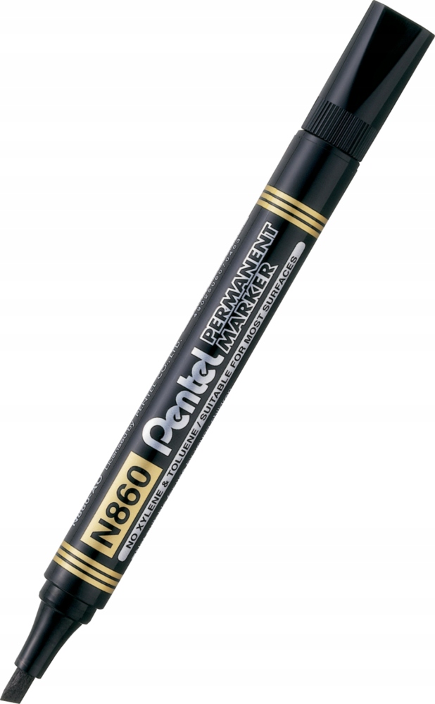 

Marker Pentel Permanentny N860 Ścięty Czarny