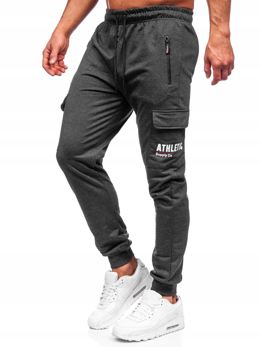 

Spodnie Dresowe Grafitowe JX5061 DENLEY_2XL