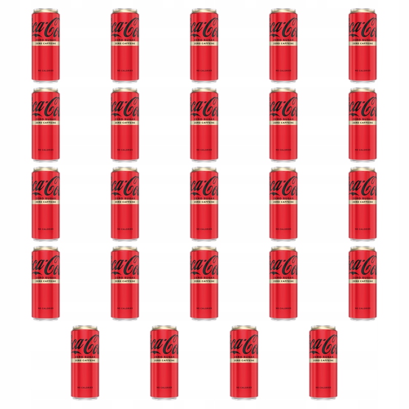 Coca Cola Zero Zero Kofeiny 330 ml X24