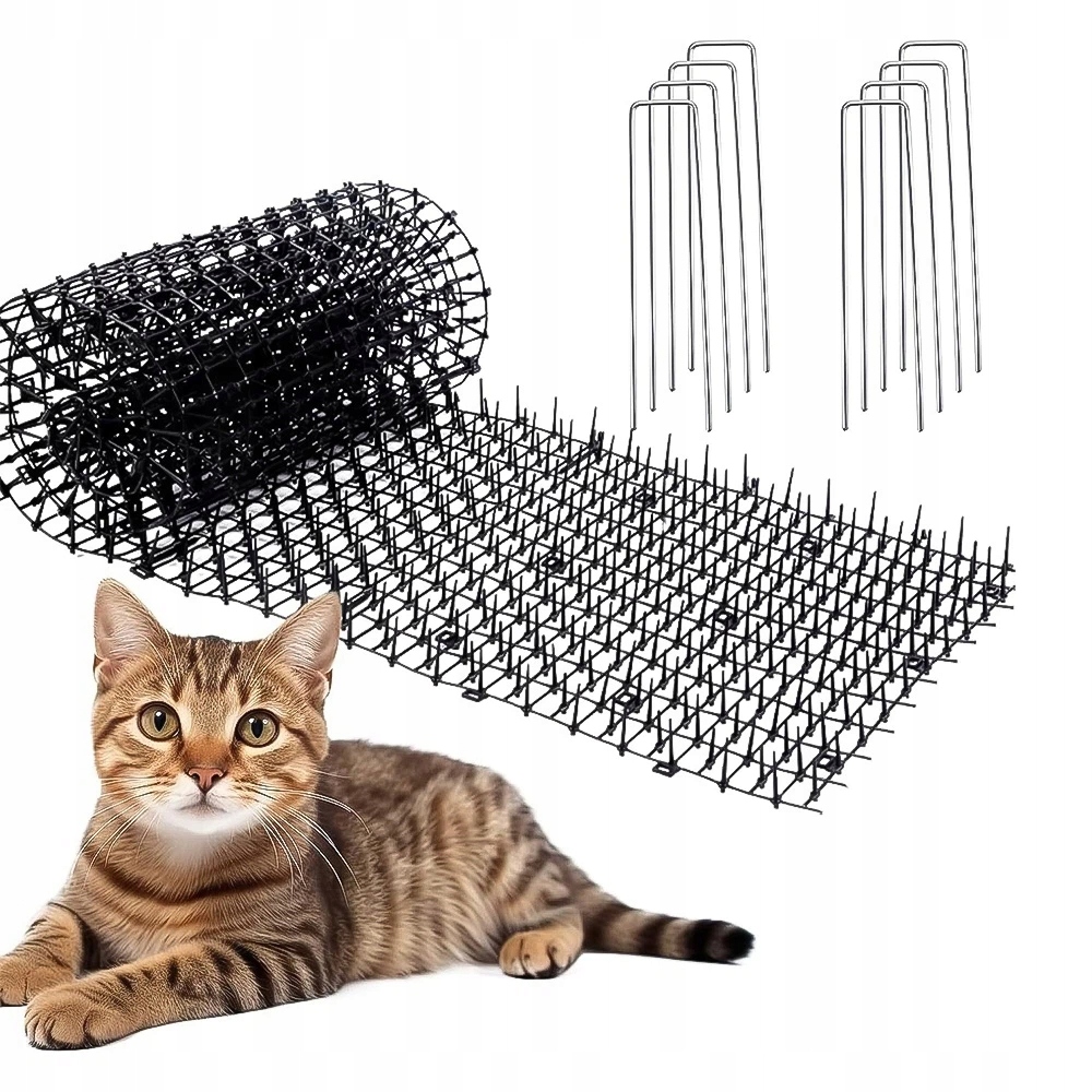 Odpuzovač Koček Do Zahrady 30 X 400 CM, Ostnaté Pásky, Humánní Kočky