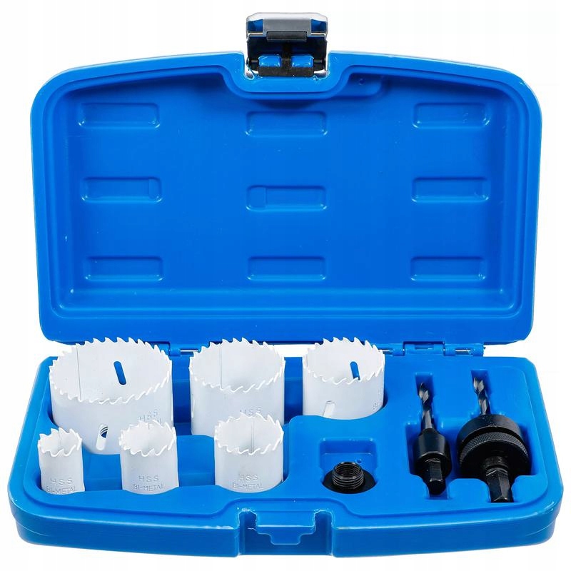 Sada děrovaček Ø 22-65 mm hloubka 40 mm 8 ks Bgs 3906