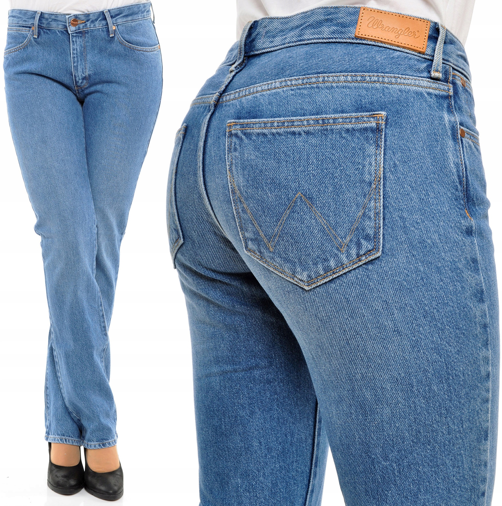 Wrangler kalhoty Jeans modré Straight W28 L32