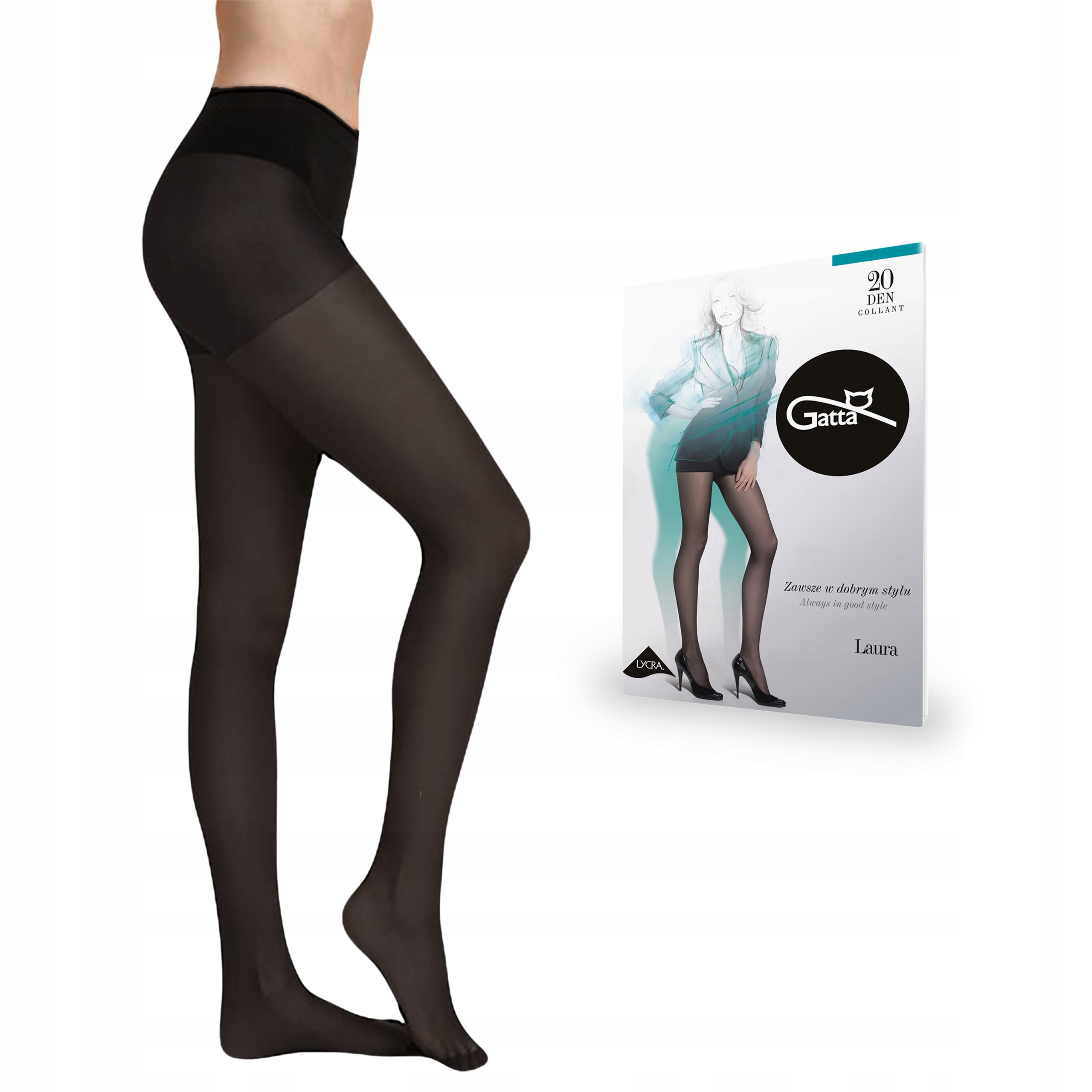 

Rajstopy Gatta Laura 20 den lycra, Londra 2-S
