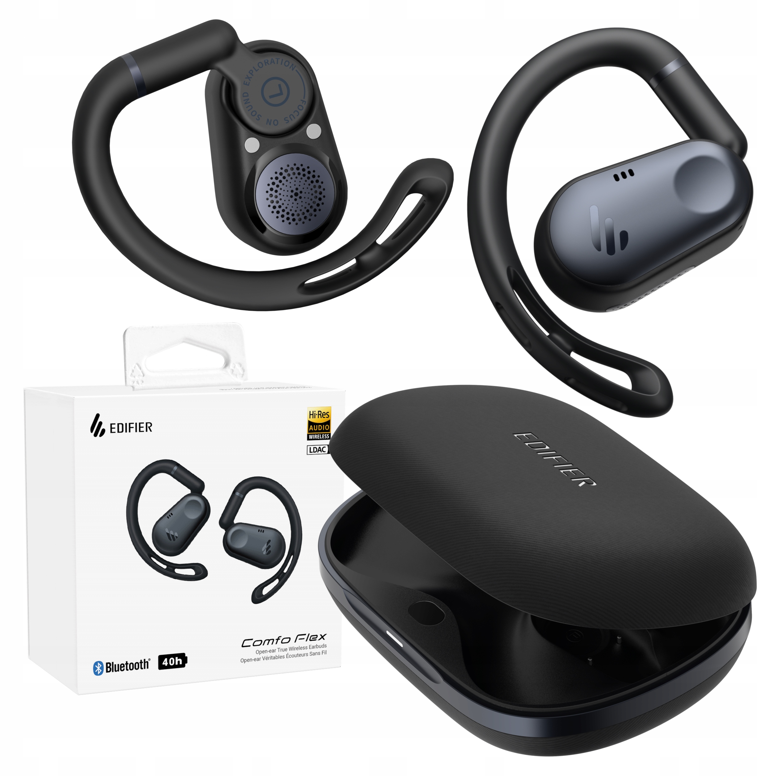 Edifier Comfo Flex Słuchawki Bezprzewodowe Powietrzne Air Bt 5.4 Sportowe