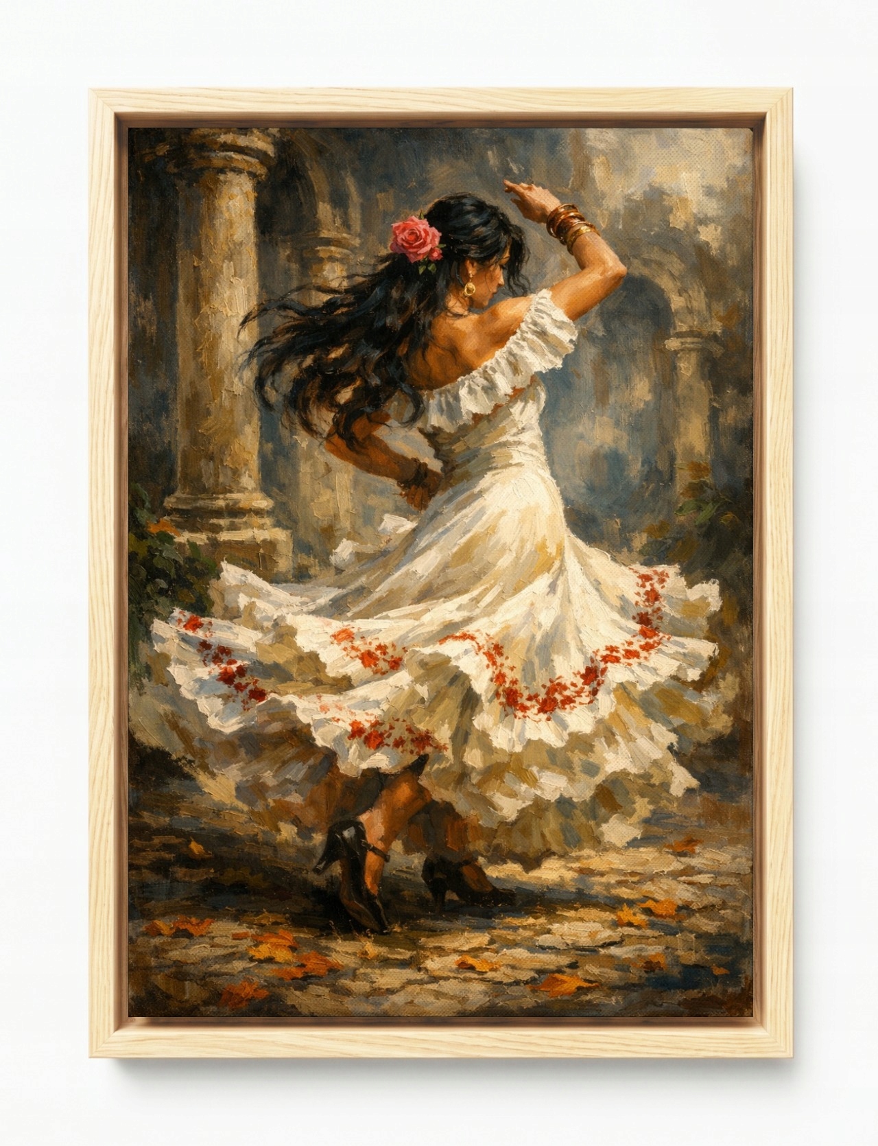 Obraz Rám Americký Box Španělsko Tradice Hudba Tanec Flamenco 40x60