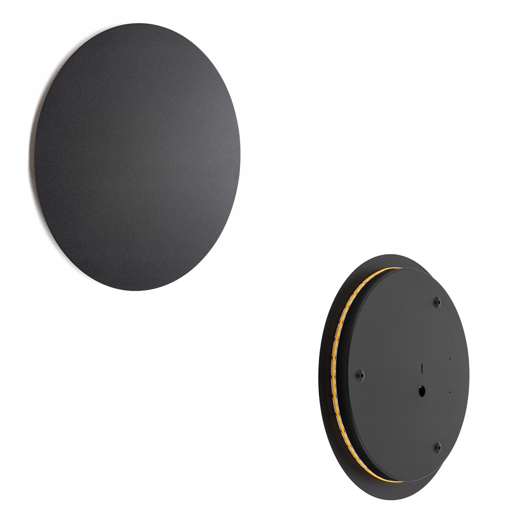 Nástěnné svítidlo Ring Led Black L teplá barva 160lm 35cm 7636 Nowodvorski