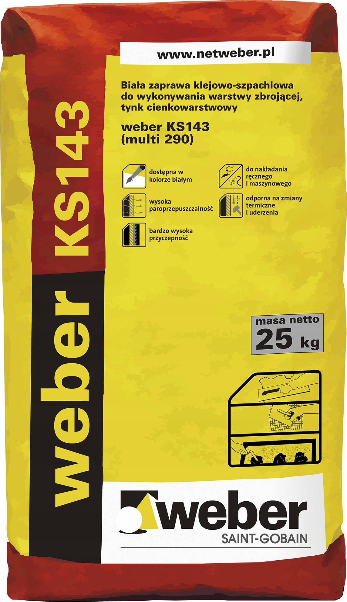 

Klej do siatki i styropianu Weber KS143