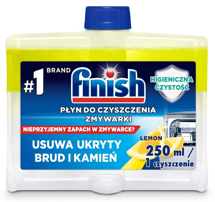 

Finish Cytrynowy Płyn Czyszczący Do Zmywarek 250ML