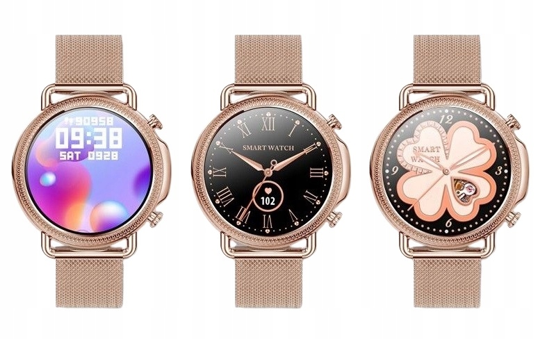 SMARTWATCH DAMSKI RUBICON TERMOMETR PULS + GRAWER Model RNBE74