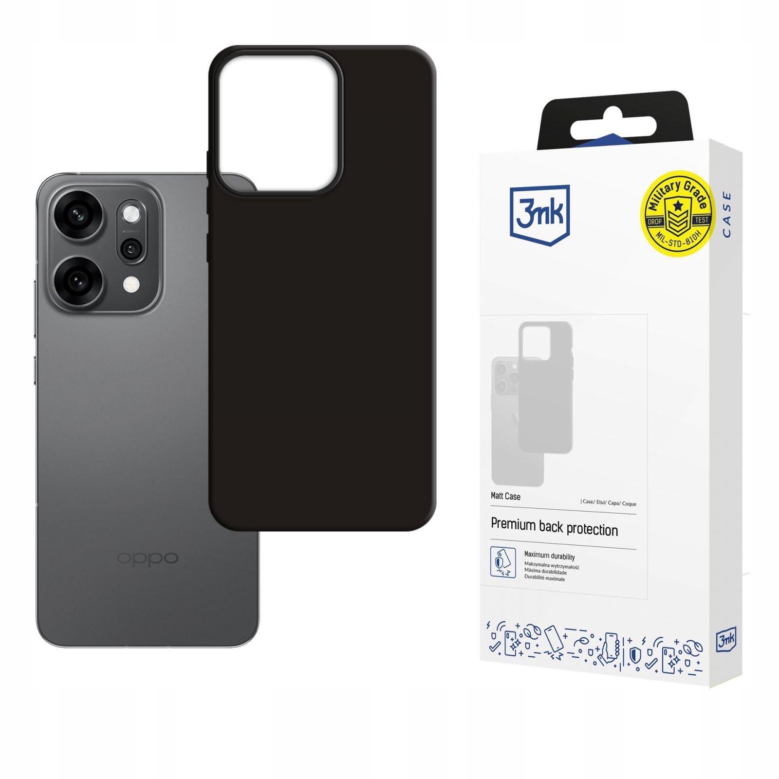 Oppo Reno 14 Pro 3MK Matt Case