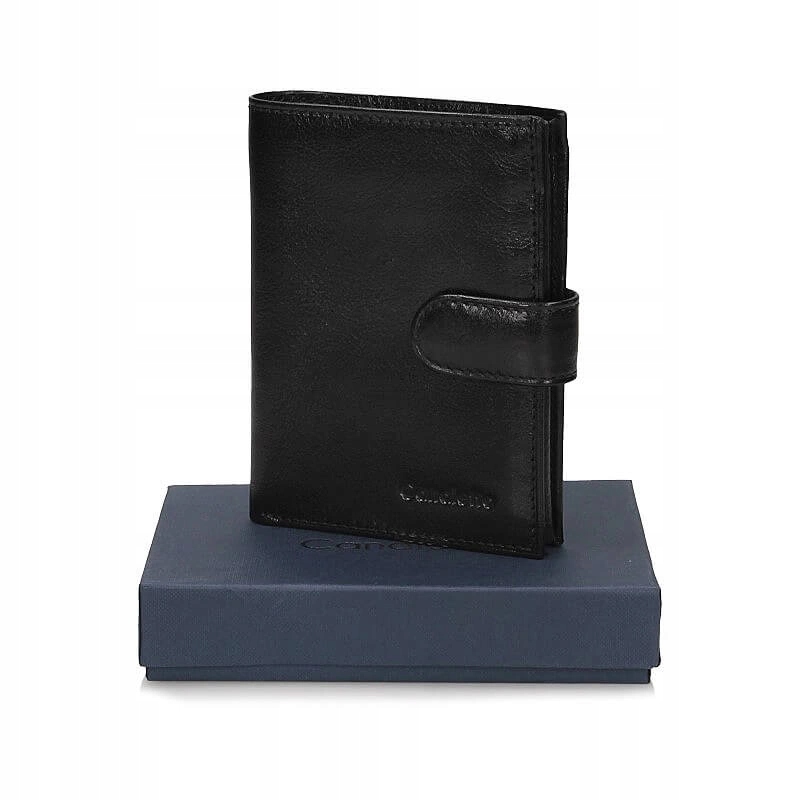 Elegantní kožená peněženka Canaletto 1505-s346/RFID černá