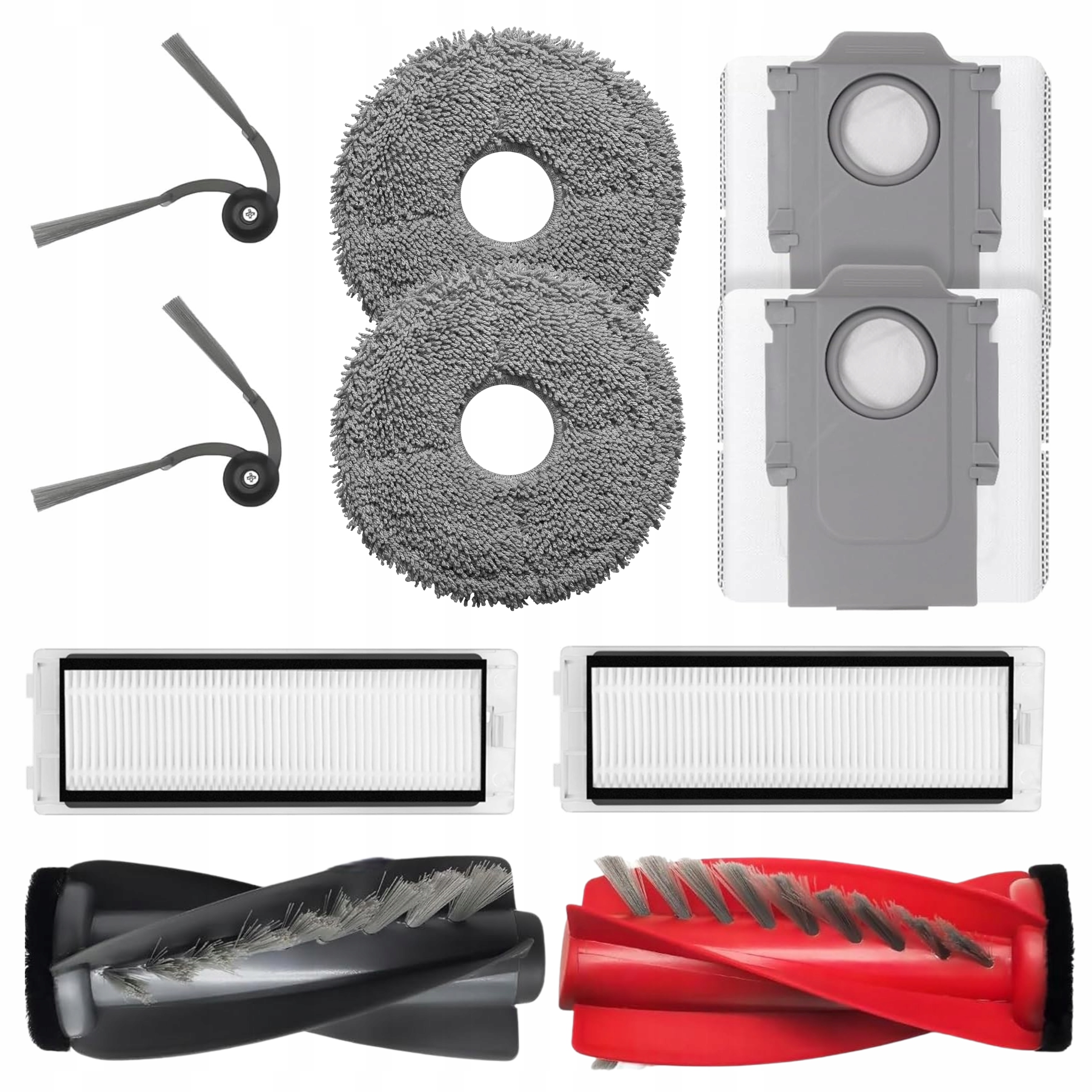 Szczotki filtry worki do Roborock Q revo Curv/Q revo Edge Zestaw zamienny