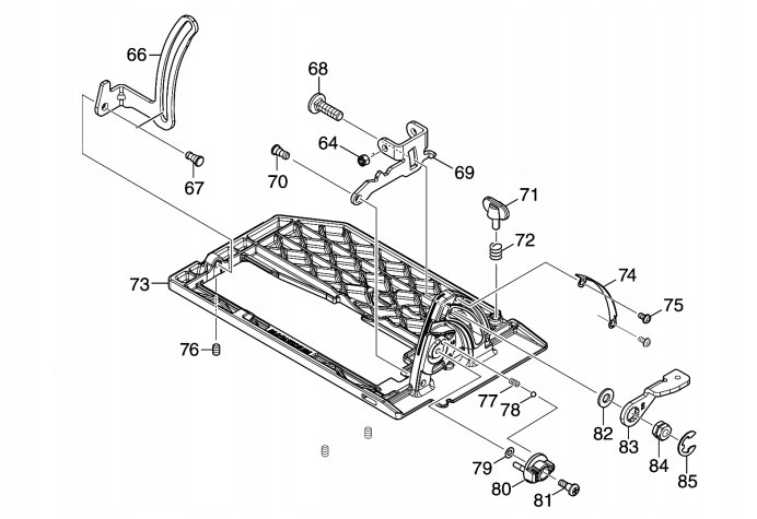 Makita Sada Řezací Desky Pro Kotoučovou Pilu HS003G Originál 136274-8