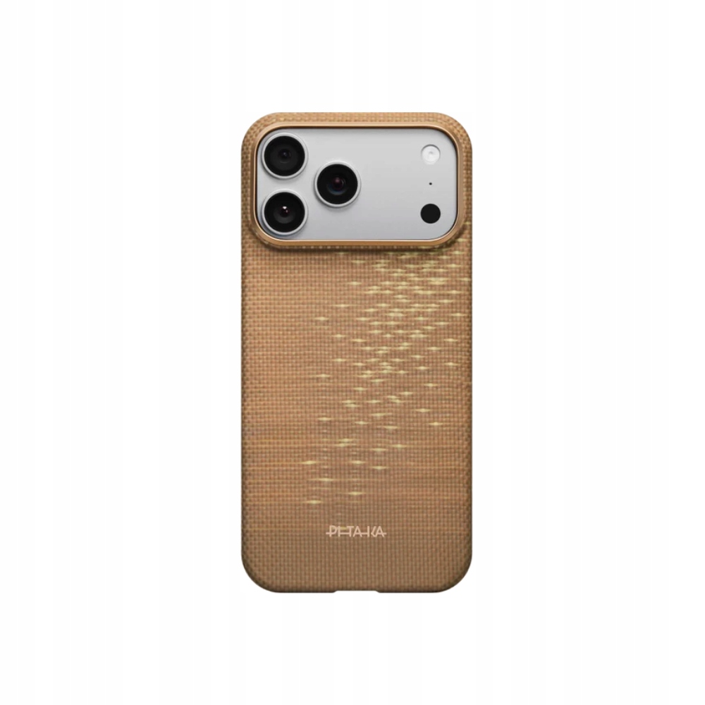 Pouzdro Pitaka Edge pro iPhone 17 Pro Ultratenké Golden Glint