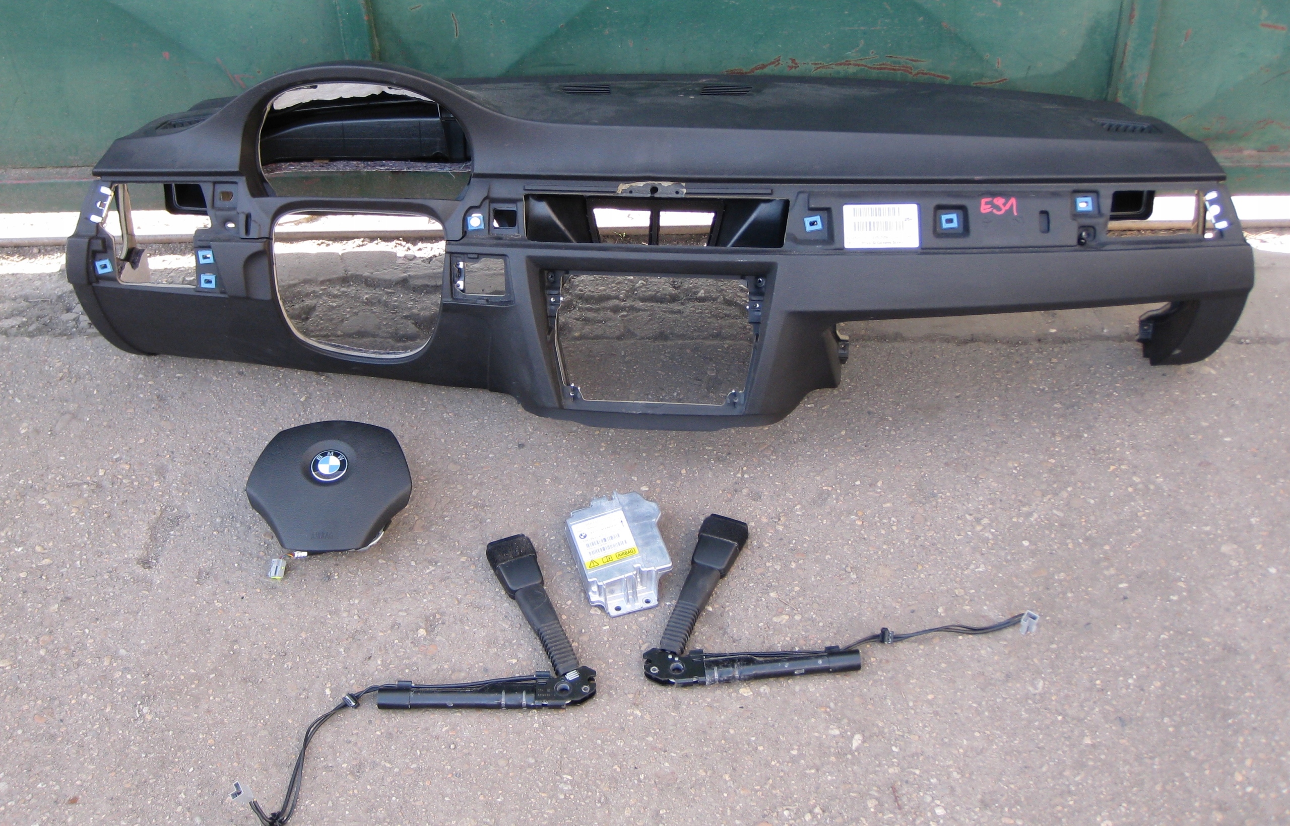 BMW E91 dashboard console airbags airbag adjusters SENSOR KOMPLET