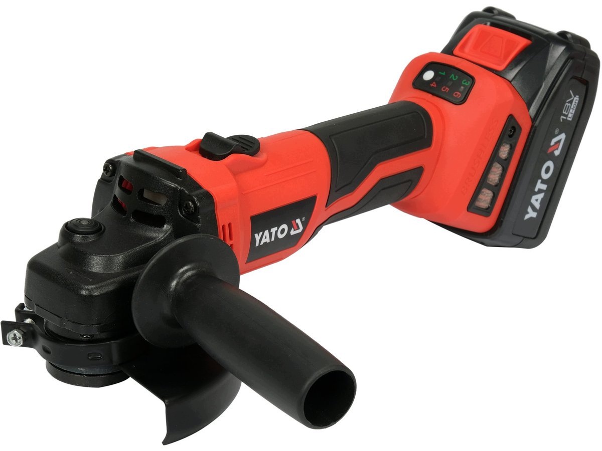 Yato 18V Bruska K.125MM (bl Reg.rychlost 4AH)