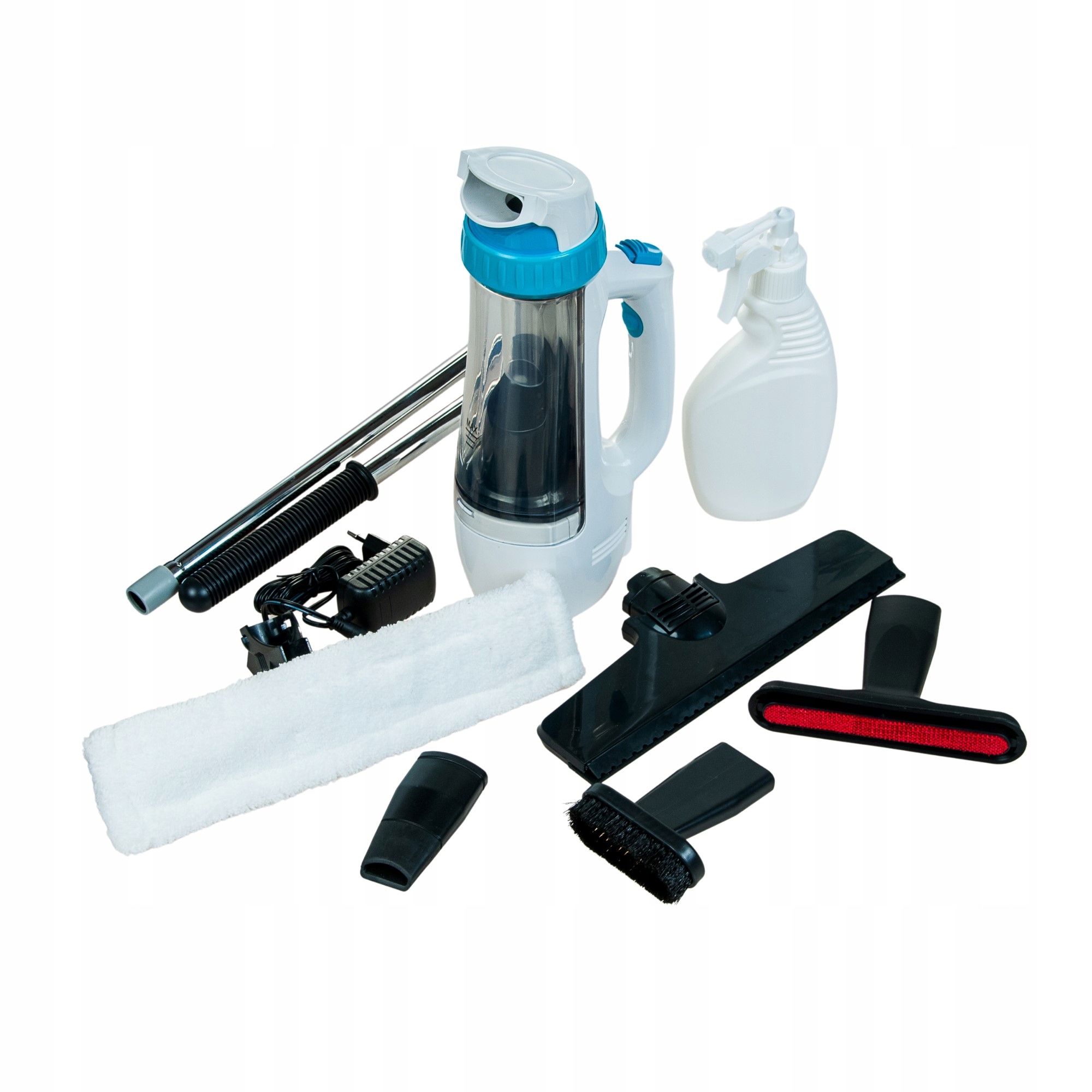 Elektrický Čistič Oken S Teleskopickou Tyčí 4V1 S Nabíječkou Je Součástí Balení