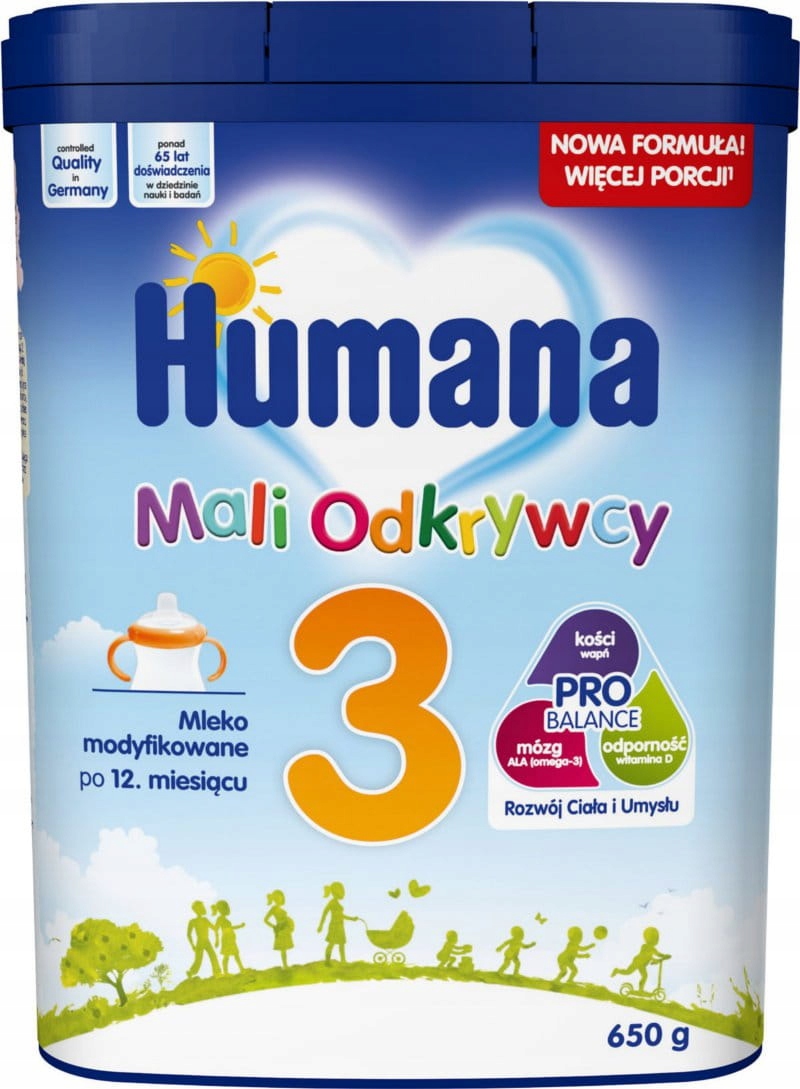 Humana 3 Молоко следующий набор 6 x 650G Марка Humana