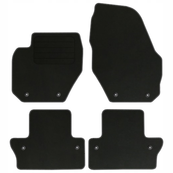 VOLVO Dywaniki welur COMFORT Czarne POD MODEL