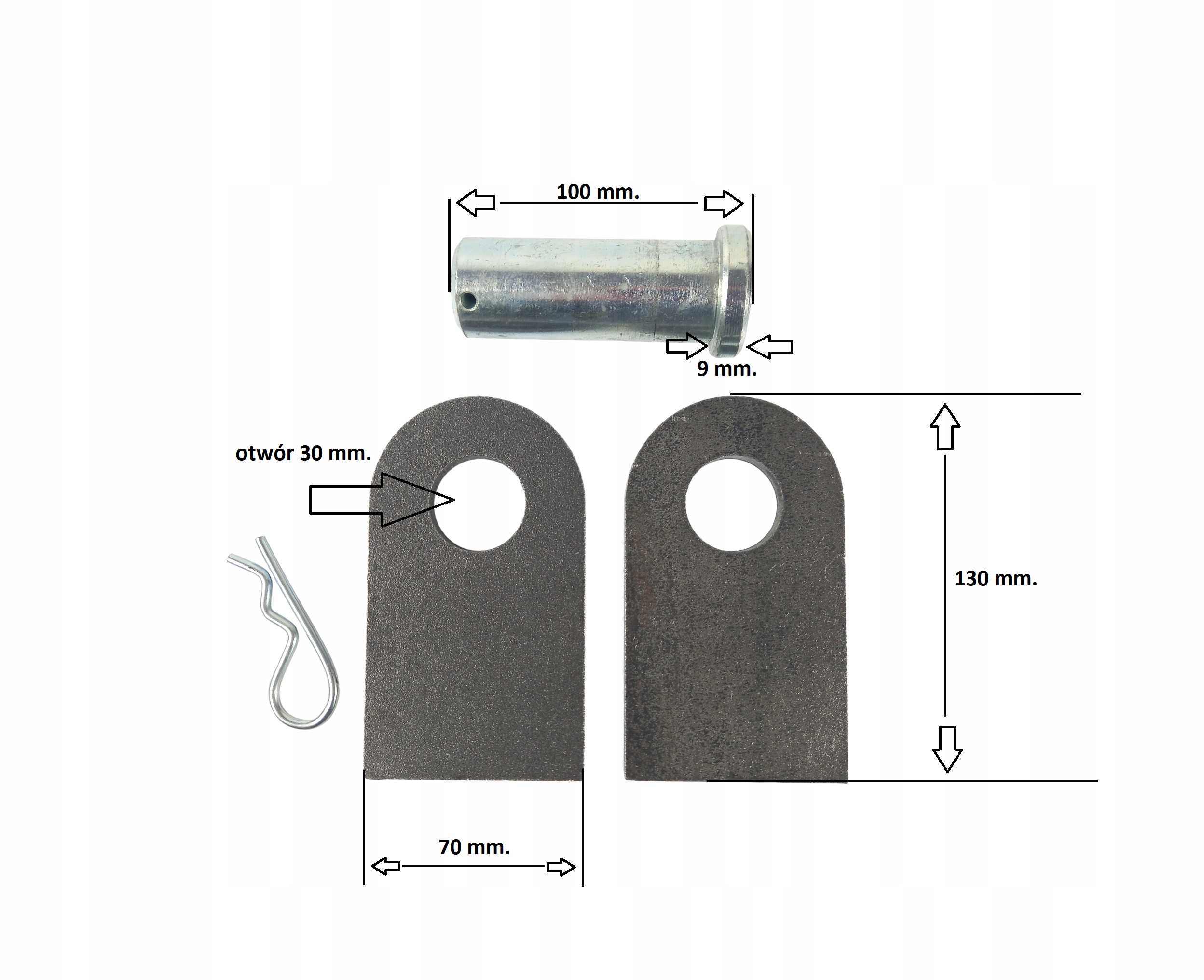 MOCOWANIE SIŁOWNIKA UCHO SWORZEŃ fi 30 Producent części inny