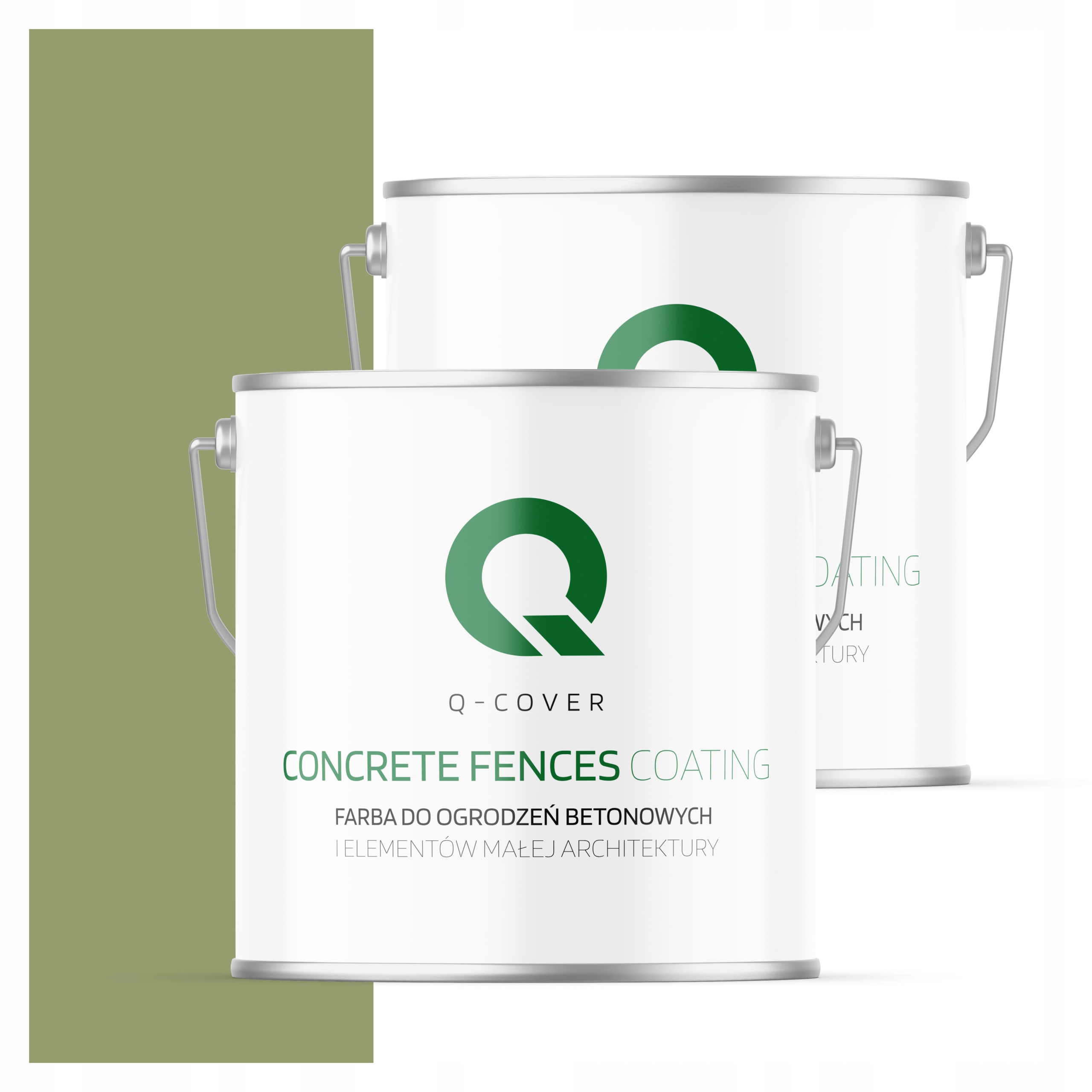 Farba Na Maľovanie Plotov A Betónových Kvetináčov Farba Zelená F484 5L