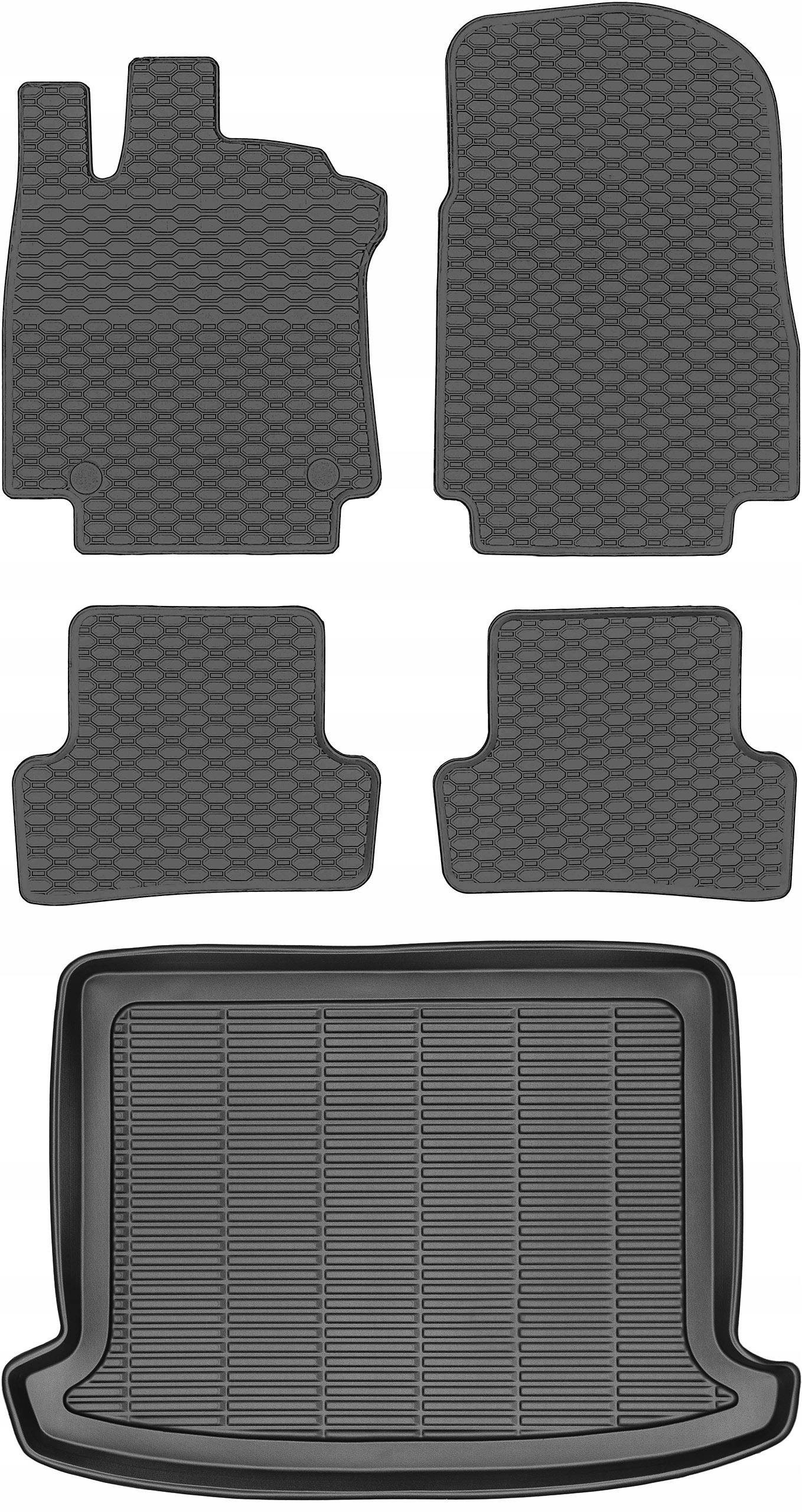 Renault Clio IV Sw Kombi od 2012-2019r. Zestaw Dywaniki bagażnik