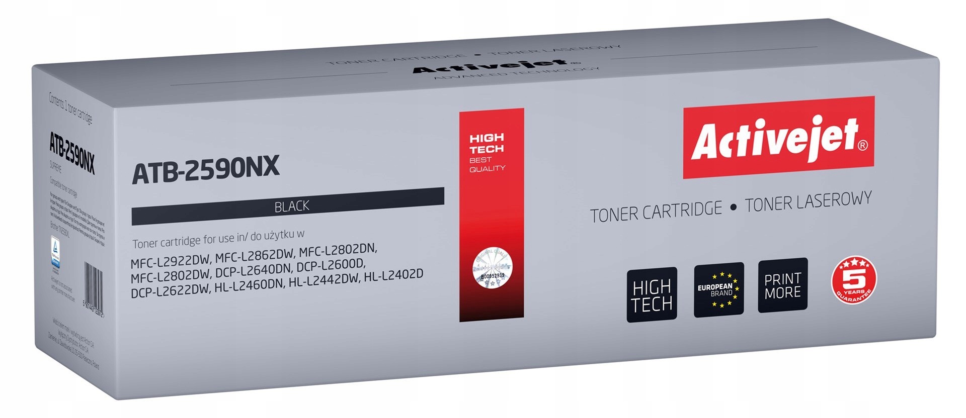 Activejet ATB-2590NX Toner (zamiennik Brother TN2590XL; Supreme; 3000 stron