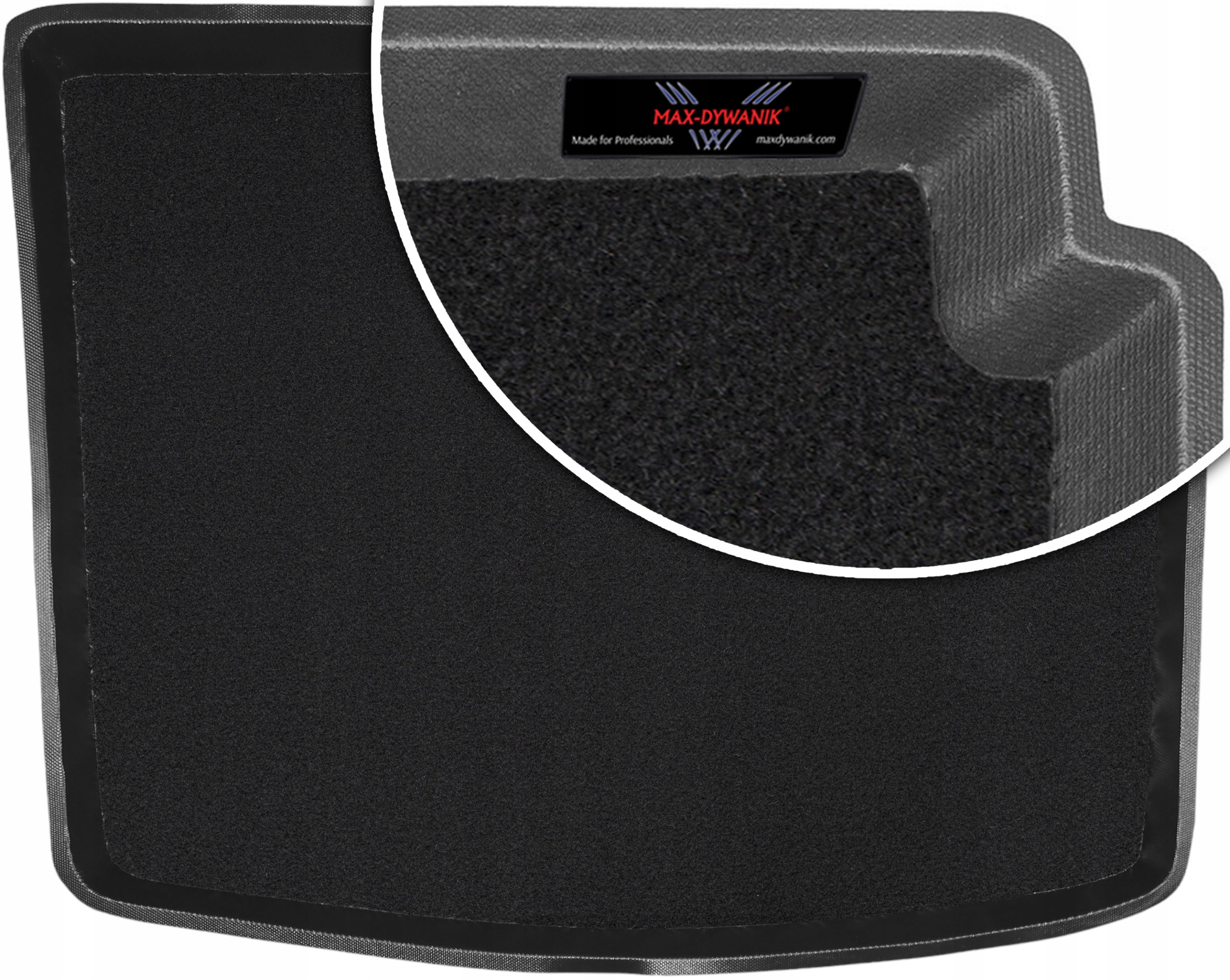 Dacia Sandero III Hatchback 2021- Koberec do zavazadlového prostoru s velurovou podložkou