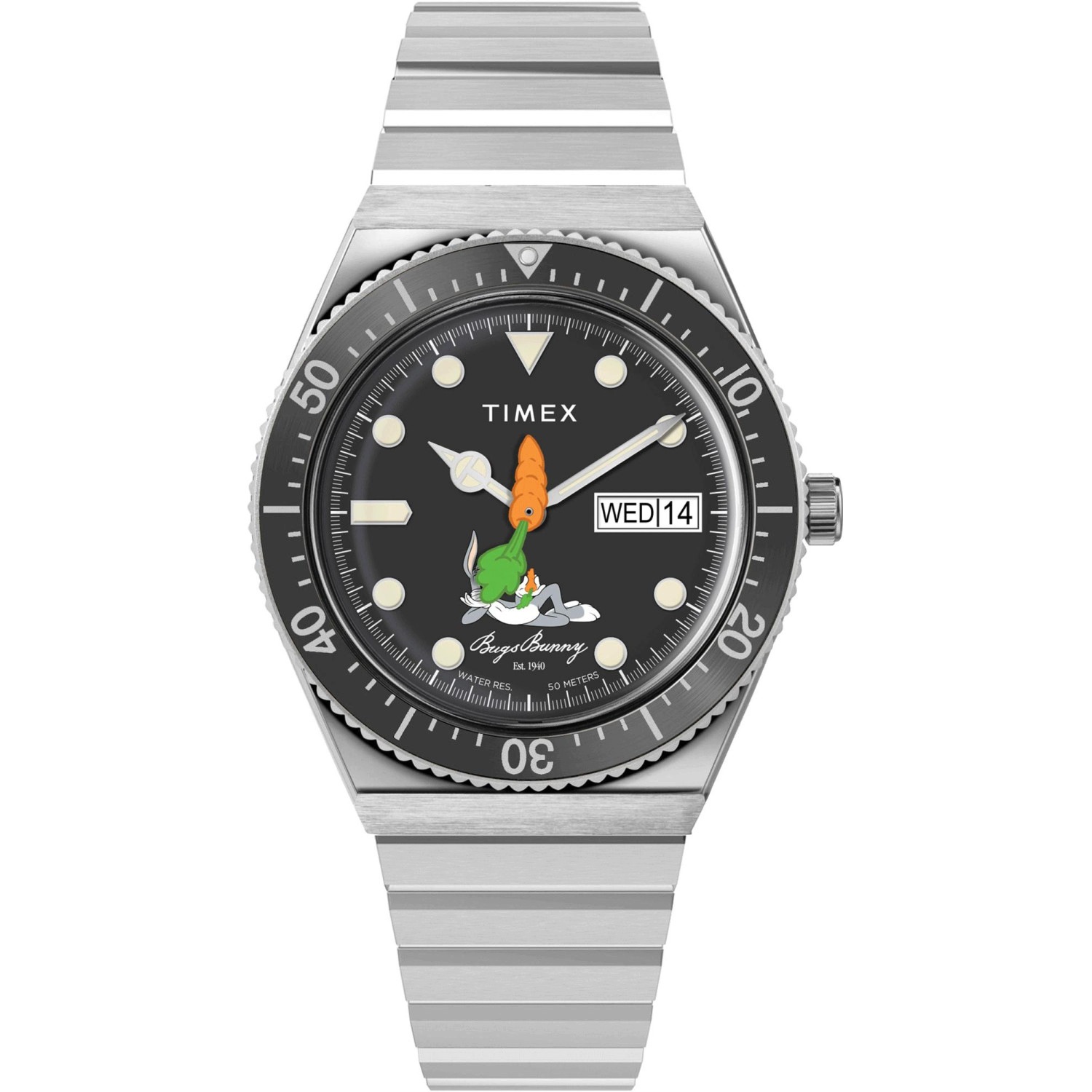 Pánské Hodinky Timex TW2Y99200 stříbrné
