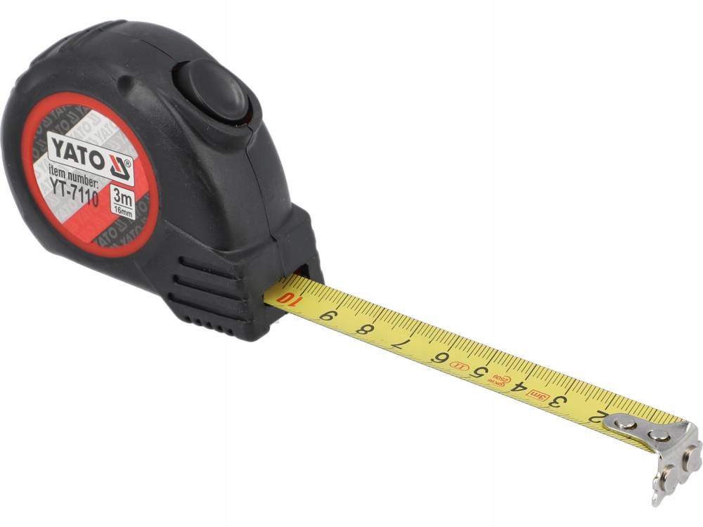 MIARA ZWIJANA MIARKA 3m x 16 mm METRÓWKA Z BLOKADĄ Marka Yato