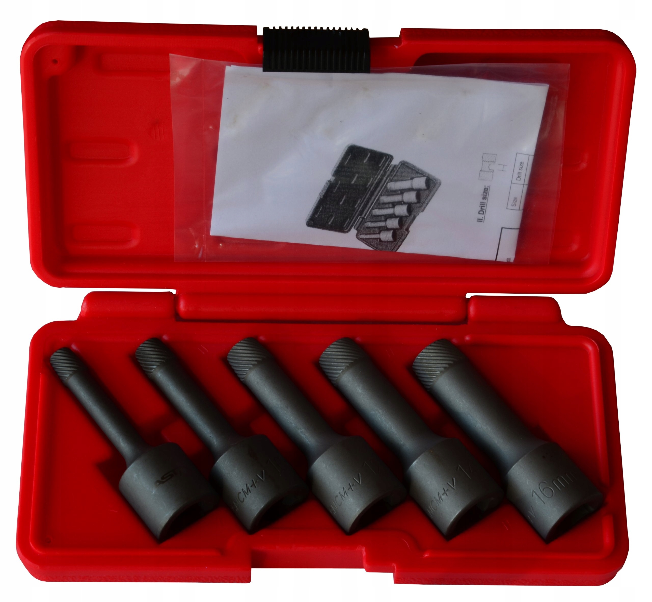 

Wykrętaki Urwanych Zerwanych Śrub Szpilek 8-17 MM