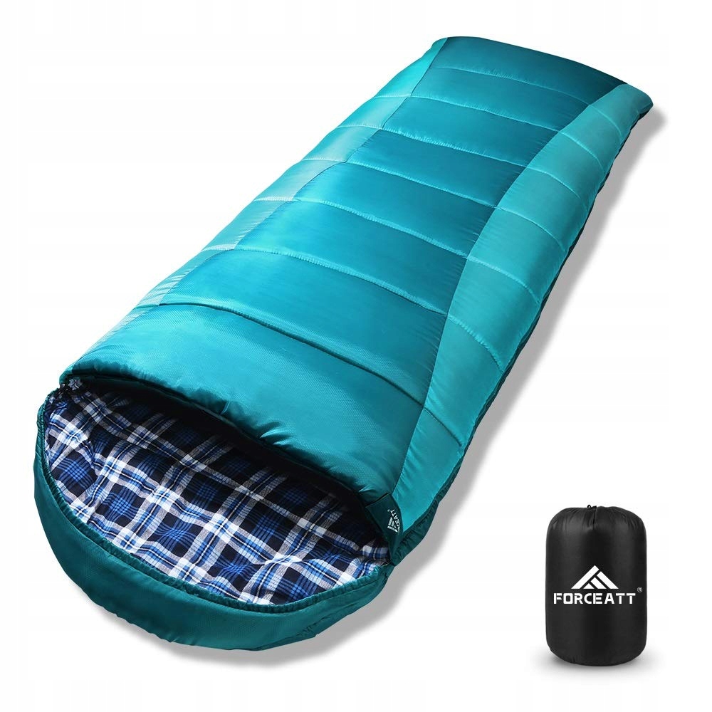 Forceatt Śpiwór Mumia ciepły wodoodporny 210 x 80