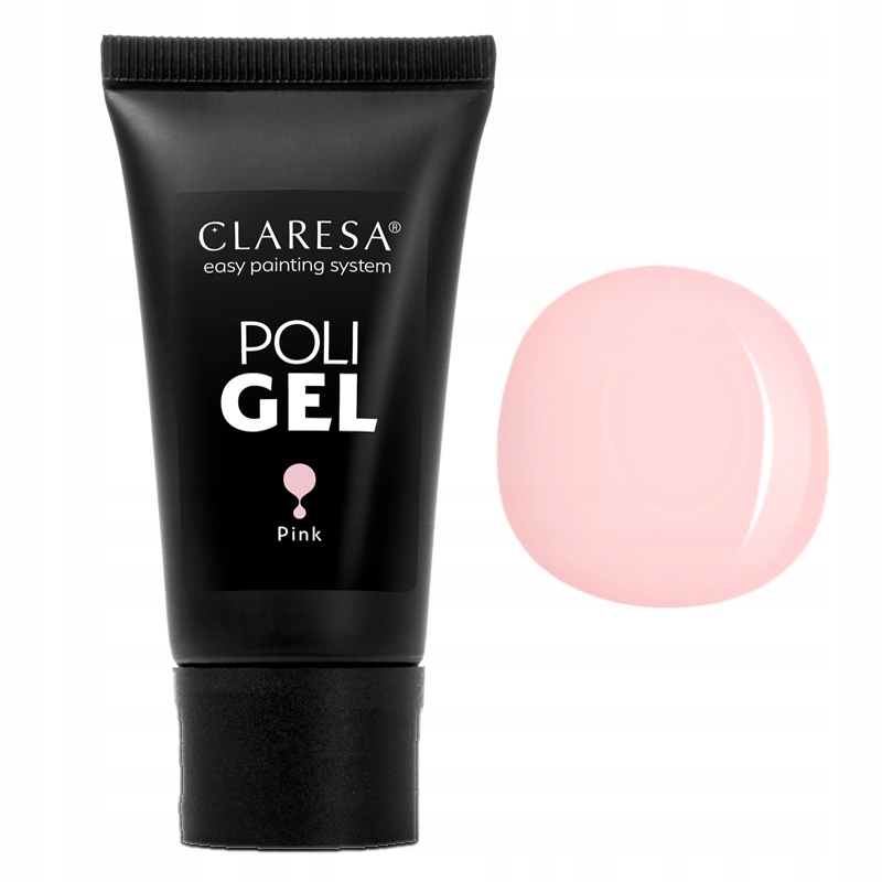 ZESTAW CLARESA Poly Gel Żel Akryl Do Paznokci 30g szablony pędzelek duo Waga 30 g