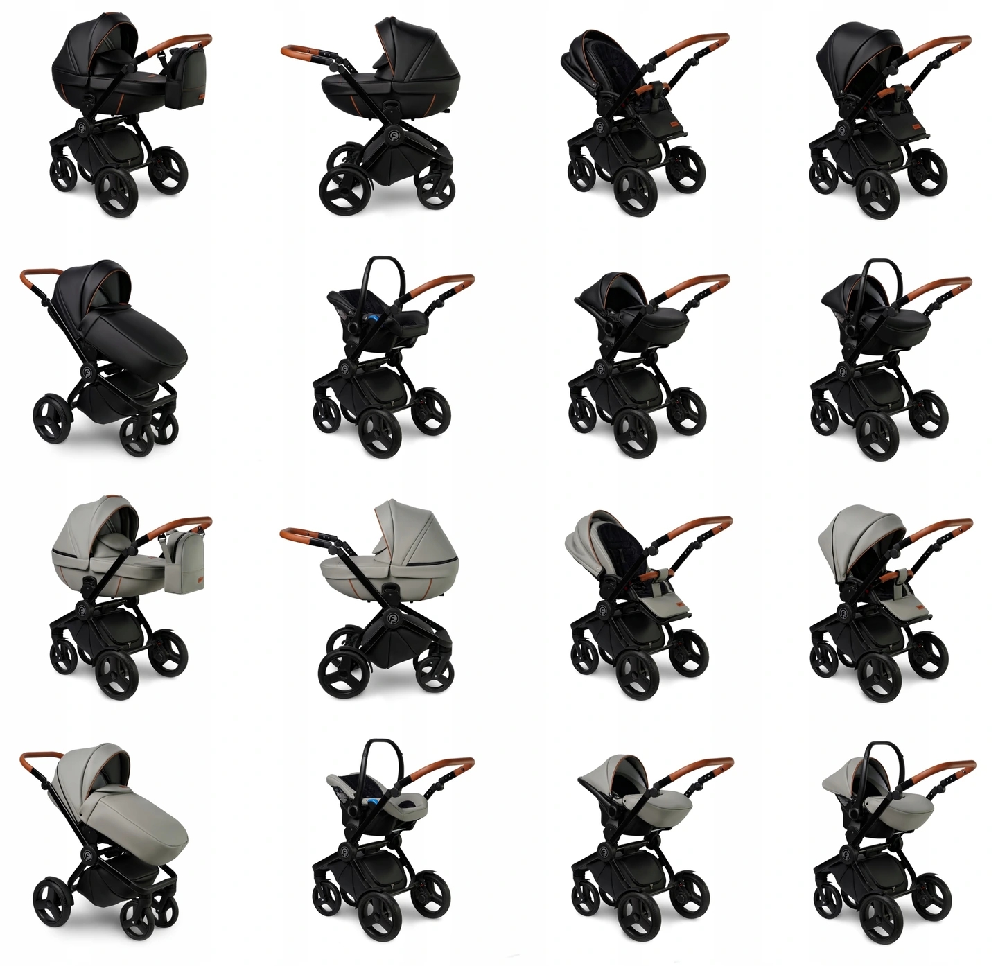 WÓZEK DZIECIĘCY VERDI FUTURO 3W1+TORBA + AKCESORIA Stan opakowania oryginalne