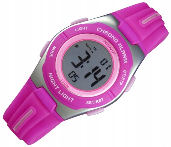 

Damski zegarek cyfrowy Xonix wodoszczelny