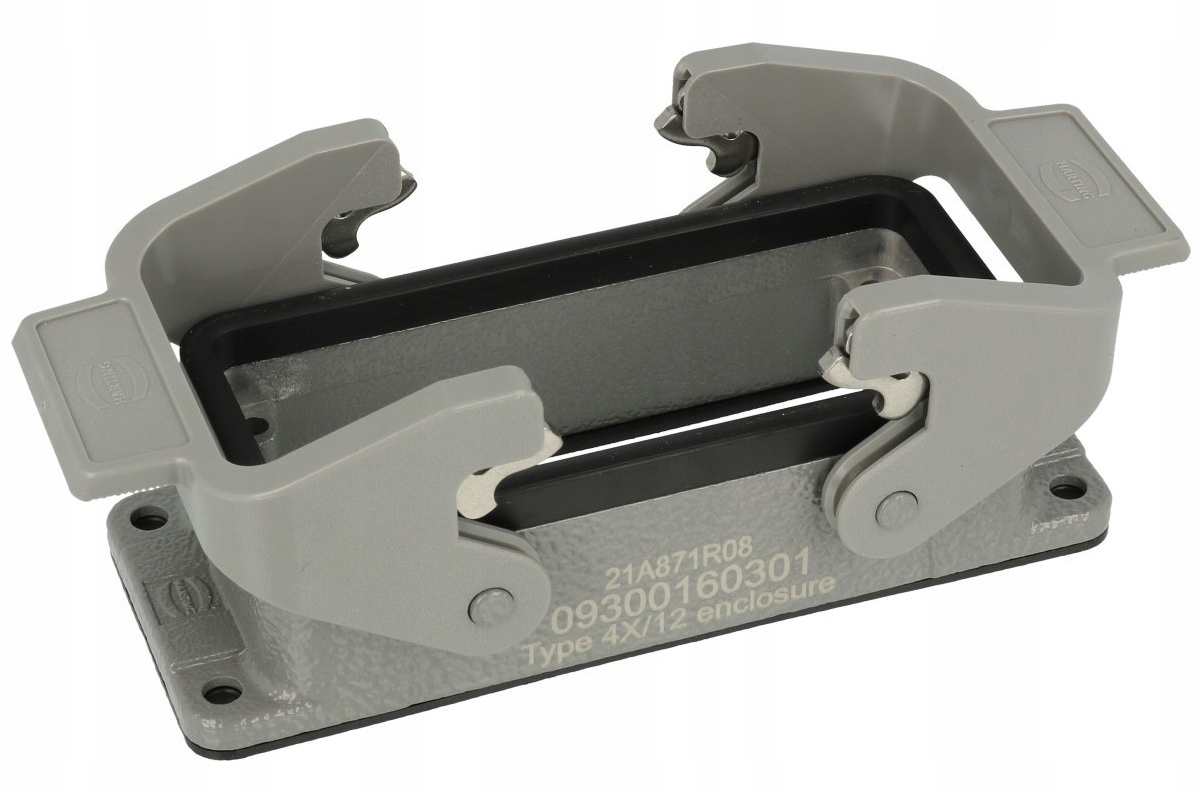Harting Pouzdro Konektoru Han 16B Kovové IP65 Dvojité Zapínání 09300160301